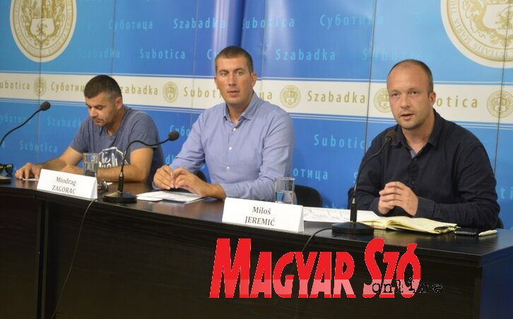 Dejan Katanić, Miodrag Zagorac és Miloš Jeremić (Fotó: Patyi Szilárd)