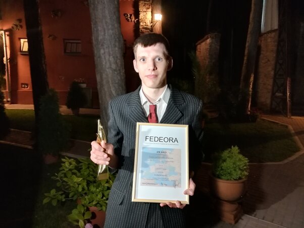Réti László a palicsi filmfesztivál díjátadóján Réti László a palicsi filmfesztivál díjátadóján