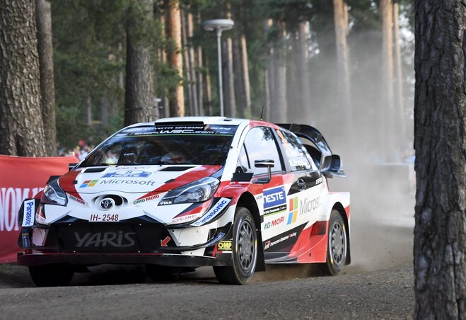 Ott Tänak a finn erdőkben (Fotó: Beta/AP) Ott Tänak a finn erdőkben (Fotó: Beta/AP)