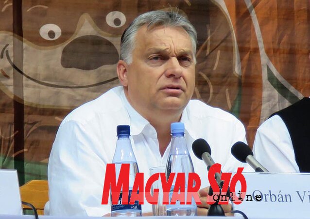 Orbán Viktor miniszterelnök előadást tart a 29. Bálványosi Nyári Szabadegyetem és Diáktáborban (Tóth Rolland Felvétele)
