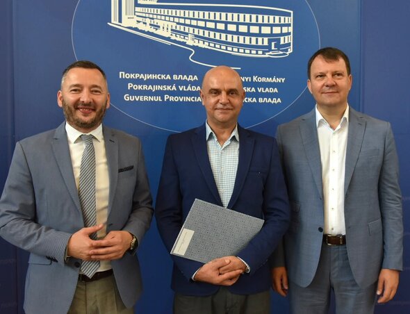 Predrag Vuletić, Majláth Béla és Igor Mirović (Fotó: Ótos András) Predrag Vuletić, Majláth Béla és Igor Mirović (Fotó: Ótos András)
