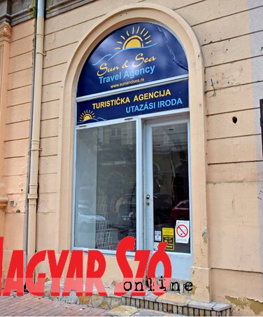 A Dimitrije Tucović utcában volt a szabadkai Sun & Sea utazási iroda (Fotó: Gergely Árpád)