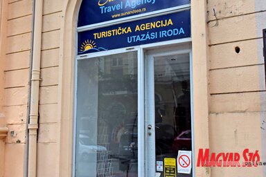 A Dimitrije Tucović utcában volt a szabadkai Sun & Sea utazási iroda (Fotó: Gergely Árpád)