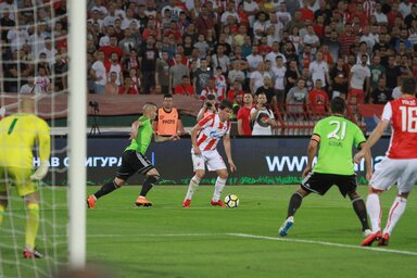 Nehéz feladat vár a Crvena zvezdára Szlovákiában (Fotó: Beta/AP)