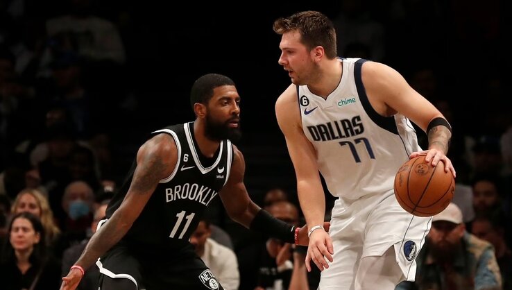 A jövő zenéje, hogy Dončić és Irving hogy osztja meg a feladatokat a Mavericksben (Fotó: Getty Images) A jövő zenéje, hogy Dončić és Irving hogy osztja meg a feladatokat a Mavericksben (Fotó: Getty Images)
