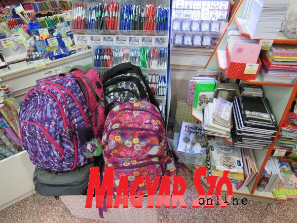 Nagy a választék a tanszerboltokban (Fotó: Patyi Szilárd)