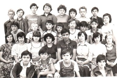 Az első generáció tanulói 1975-ben