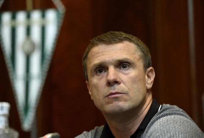 A Fradi hozza a meccseket Szerhij Rebrov vezetésével (Fotó: MTI)