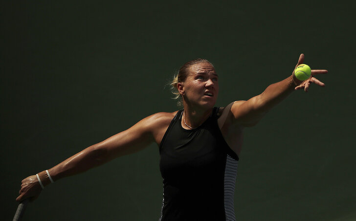 Kaia Kanepi kiejtette a világelsőt (Fotó: Beta/AP) Kaia Kanepi kiejtette a világelsőt (Fotó: Beta/AP)