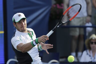 Dušan Lajović közel a legjobb ötvenhez (Fotó: Beta/AP)