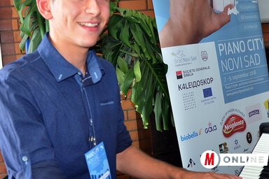 Vladimir Huba Aradi először vesz részt a fesztiválon (Dávid Csilla felvétele)