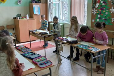 A program már elkezdődött a nagykikindai Fejős Klára Általános Iskolában (Fotó: Fejős Klára Általános Iskola)