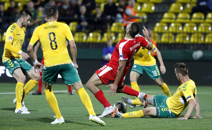 Az ítélet: büntető! (Fotó: Beta/AP)