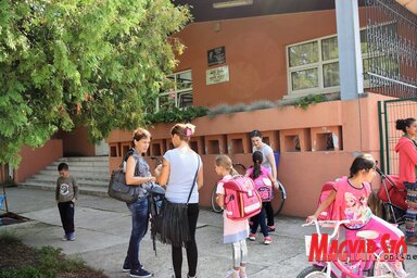 A gombosi iskolában 36 magyar gyerek tanul (Fotó: L. Móger Tímea)