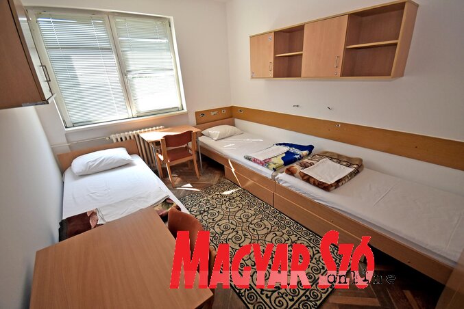 Az egyetemistákat kényelmes szobák várják (Fotó: Gergely Árpád)