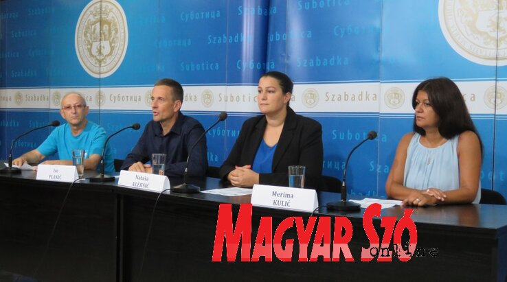 Feliks Krivošija, Iso Planić, Nataša Aleksić és Merima Kulić (Fotó: Patyi Szilárd)