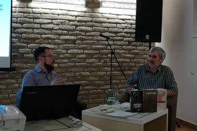 Brenner János és Géber László a VM4K-ban