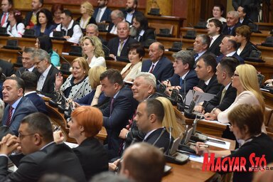 A képviselőház ülése (Ótos András felvétele)