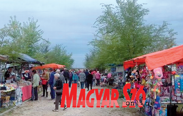 Vásár is volt, kampány is volt (Jenei Klementina felvétele)