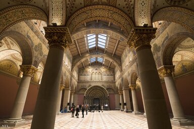 A Szépművészeti Múzeum felújított Román csarnoka (Fotó: Mónus Márton/MTI)