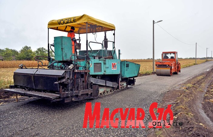 A munkálatok néhány nap alatt befejeződhetnek (Fotó: Gergely Árpád)