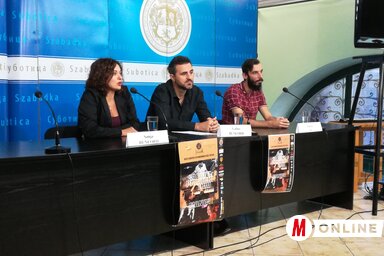 Bunford Sanja, Bunford Gábor és Szűcs Dávid a Jazzik sajtótájékoztatóján (Fotó: Lukács Melinda)