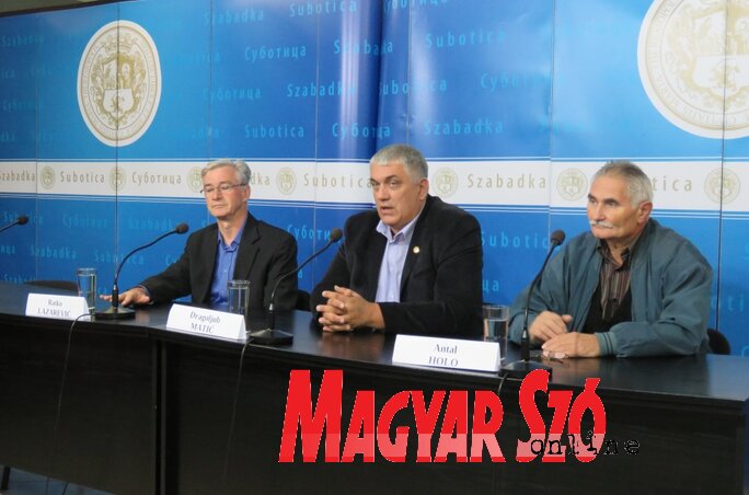 Ratko Lazarević, Dragoljub Matić és Holló Antal (Fotó: Patyi Szilárd)
