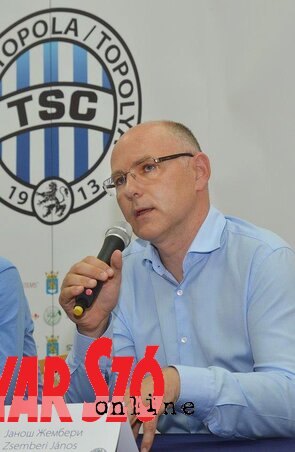 Zsemberi János, a TSC elnöke, az akadémia kiépítésének koordinátora (Tóth Péter felvétele)