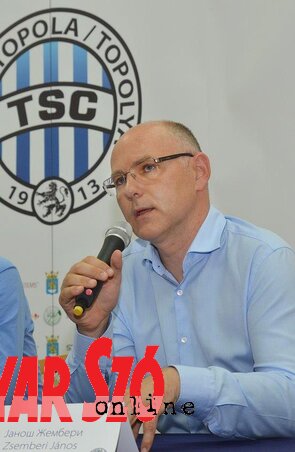 Zsemberi János, a TSC elnöke, az akadémia kiépítésének koordinátora (Tóth Péter felvétele) Zsemberi János, a TSC elnöke, az akadémia kiépítésének koordinátora (Tóth Péter felvétele)