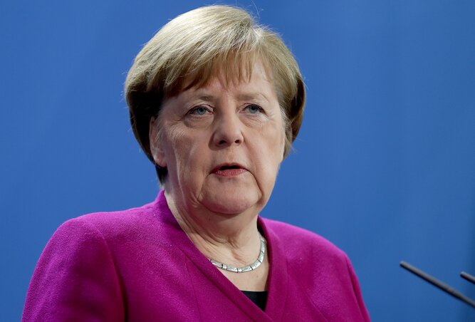 Angela Merkel német kancellár (Fotó: Beta/AP)