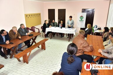 A bogarasi lakossági fórum résztvevői (Gergely József felvétele)