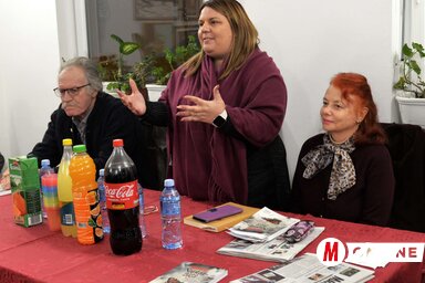 Erdődi Edvina megbízott igazgatónő a Magyar Szó Lapkiadó Kft. terveiről is beszélt (Fotó: Ótos András felvétele)