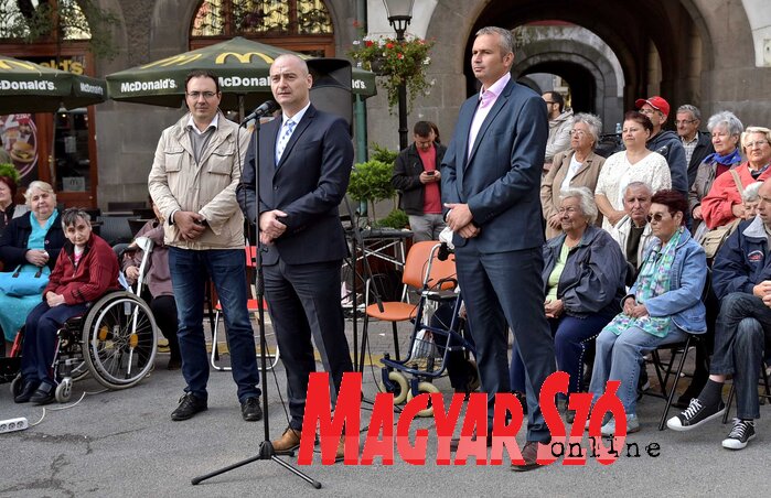 Ricz Gábor, Nenad Ivanišević és Ilija Đukanović (Fotó: Gergely Árpád)