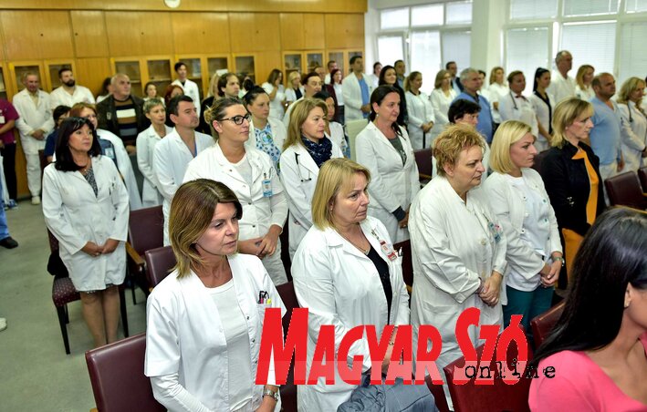 A kórház dolgozói  (Fotó: Gergely Árpád)