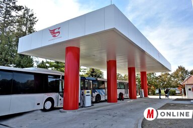 Az új gázolajtöltő állomás (Fotó: Gergely Árpád)