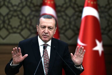 Recep Tayyip Erdogan török elnök (Fotó: Beta)