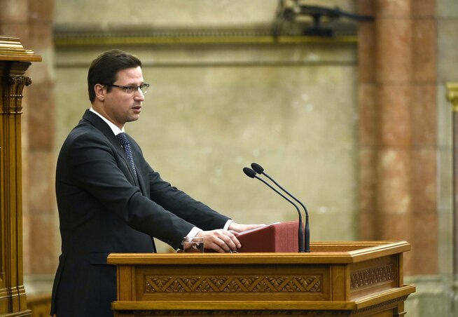 Gulyás Gergely (fotó: MTI) Gulyás Gergely (fotó: MTI)