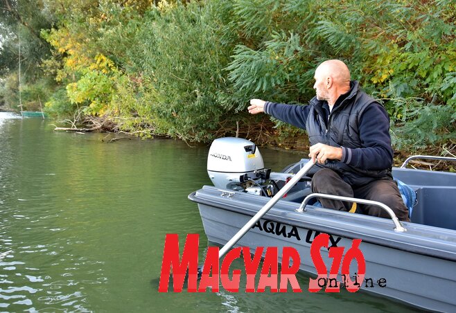 Ezen a partszakaszon bukkantak rá a vízbe fulladt férfira