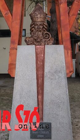 Szent Orbán szobrot kapott Horgoson (Puskás Károly felvétele)