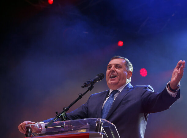 Milorad Dodik (Fotó: Beta/AP)