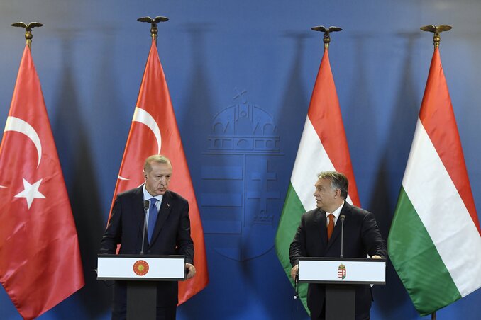 Erdogan Budapesten - Orbán Viktor a török elnökkel tárgyalt (Fotó: MTI)