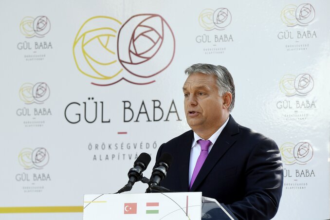 Orbán Viktor beszédét tartja (fotó: MTI) Orbán Viktor beszédét tartja (fotó: MTI)