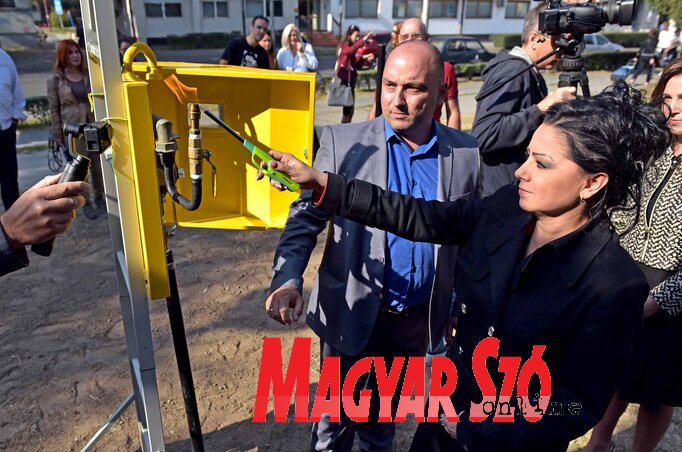 Szabadka egy újabb részén vált elérhetővé a gázfűtés (Fotó: Gergely Árpád)