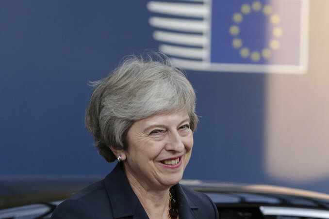 Theresa May brit kormányfő (Fotó: Beta/AP)