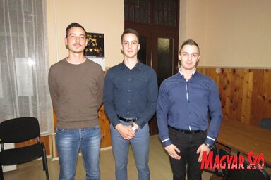 Szőke Edvárd, Kiss Nándor és Lakatos Adrián (Csincsik Zsolt felvétele)
