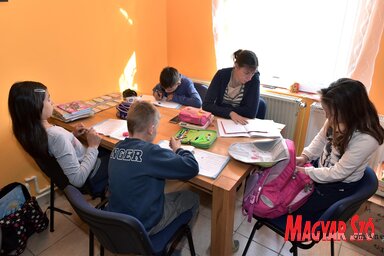 A házi feladat nevelő segítségével készül el mindennap (Gergely Árpád felvétele)