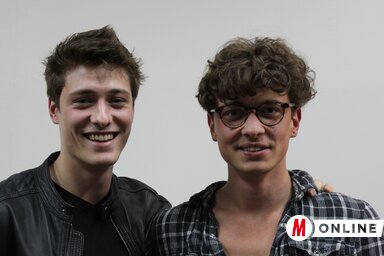 K. Kovács Ákos és Kovács Tamás szülővárosukban, Zentán jártak, ahol meséltek munkájukról, szakmai sikereikről (Szabó Nóra felvétele)