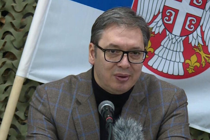 Aleksandar Vučić (Fotó: Kurir)