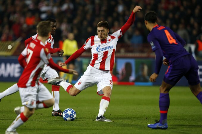 Milan Pavkov bombagólt lőtt (Fotó: Beta)