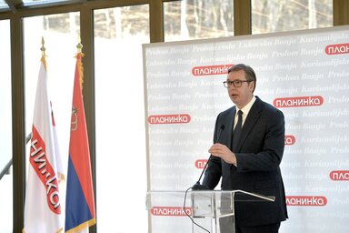 Aleksandar Vučić a termálturizmus további fejlesztését ígérte (Fotó: Tanjug)